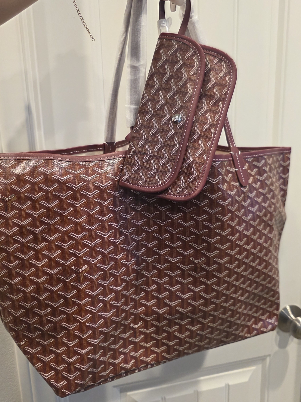 Burgundy Large Tote